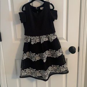 Black and Ivory Dress